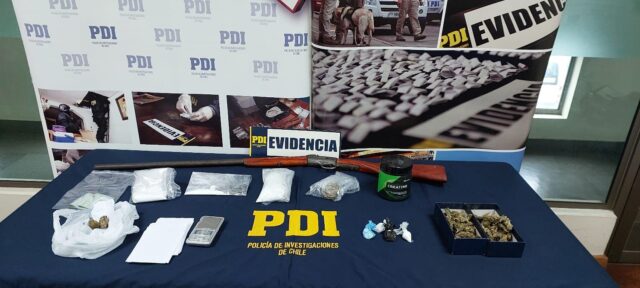 Se allanaron domicilios en Curacautín y Lonquimay: dos detenidos por microtráfico de drogas e infracción a Ley de Armas