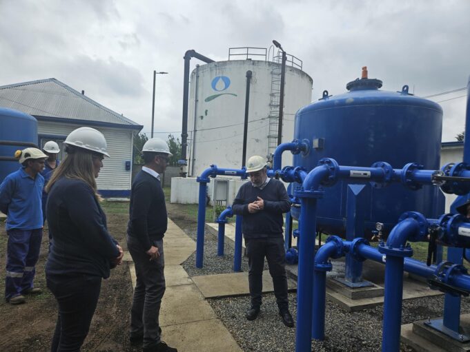 En Renaico Aguas Araucanía amplía capacidad de planta de agua potable