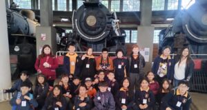 Estudiantes de cuarto básico de la escuela unión latinoamericana de Pitrufquén visitan museo ferroviario Pablo Neruda