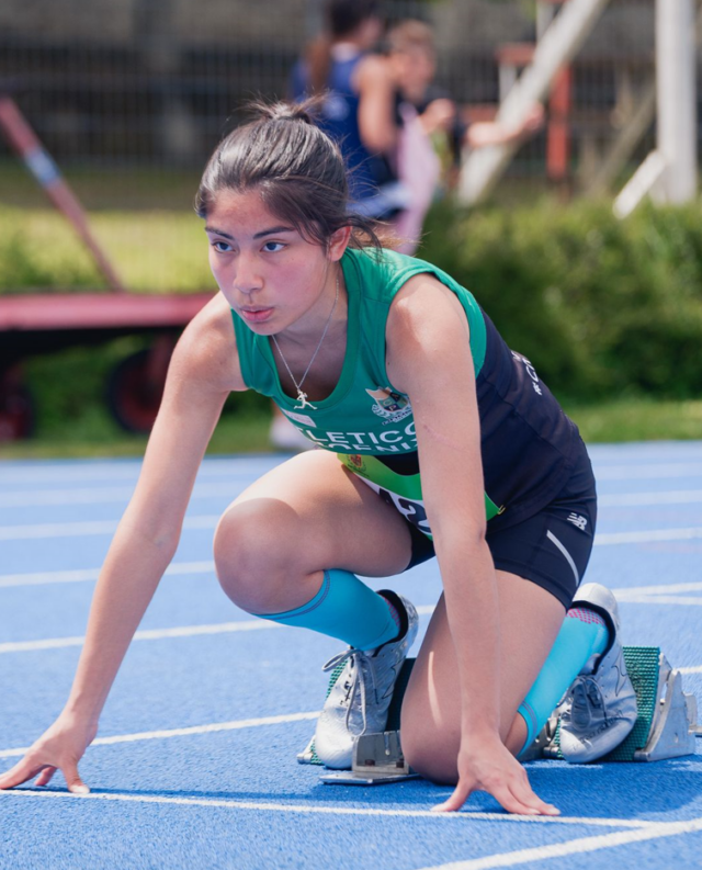 Paloma Carrasco: del éxito en los juegos escolares rurales en Pitrufquén a competencias nacionales de atletismo
