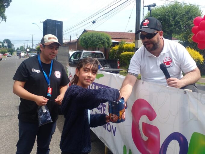 Más de 8 millones de pesos se reunieron en Freire para La Teletón, superando la meta del año pasado