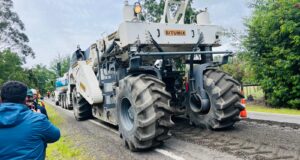 Un 50% de avance registran las obras de mejoramiento de la ruta Pitrufquén – Ñancul