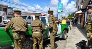 Pitrufquén se une contra la delincuencia: simulacro de robo con intimidación en la perfumería Dufty