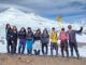 Estudiantes de la especialidad de servicios de turismo del liceo “Monseñor” de Pitrufquén realizan ascenso a la cumbre del cerro Colorado