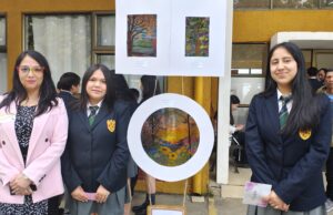 El arte como herramienta de aprendizaje: estudiantes del colegio Educere College de Pitrufquén muestran su talento en exposición artística