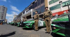 Carabineros suman 18 nuevos vehículos policiales para reforzar su labor en La Araucanía