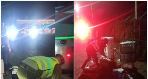 En Freire carabineros y Sernapesca detectan en bus de pasajeros cerca de media tonelada de carga ilegal de productos marítimos