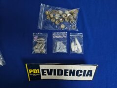 Detienen a joven que intentó ingresar drogas en monedas desarmadas al Centro Penitenciario de Lautaro