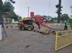 Inician trabajos de mejoramiento en el bandejón de la Avenida Schleyer en la comuna de Freire