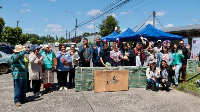 Ruta sana sobre ruedas reunió a las familias de Freire en una mañana dedicada a la actividad física