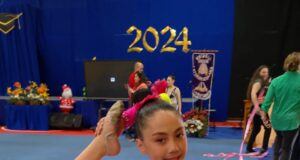 Gimnasta de Pitrufquén brilla en competencias nacionales y aspira a competir a nivel sudamericano