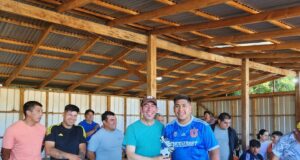 Con la presencia del alcalde Colihuil y concejales se realizó el cierre de la Liga de Fútbol en la cancha Chihuimpilli