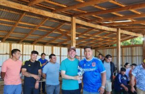 Con la presencia del alcalde Colihuil y concejales se realizó el cierre de la Liga de Fútbol en la cancha Chihuimpilli