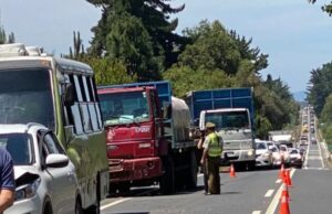 Accidente vehicular en la ruta Freire – Villarrica deja cuatro personas lesionadas