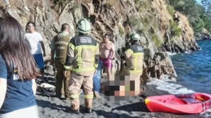 Joven pierde la vida tras caer desde roquerío al Lago Calafquén en localidad de Licanray
