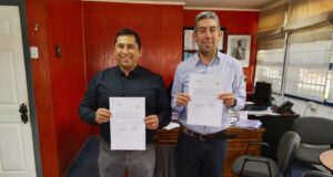 Municipalidad de Freire firma importante convenio con la Federación Nacional de Atletismo