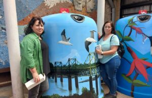 Municipio de Pitrufquén finaliza proyecto ambiental que instaló contenedores hermoseados en diferentes puntos de la comuna