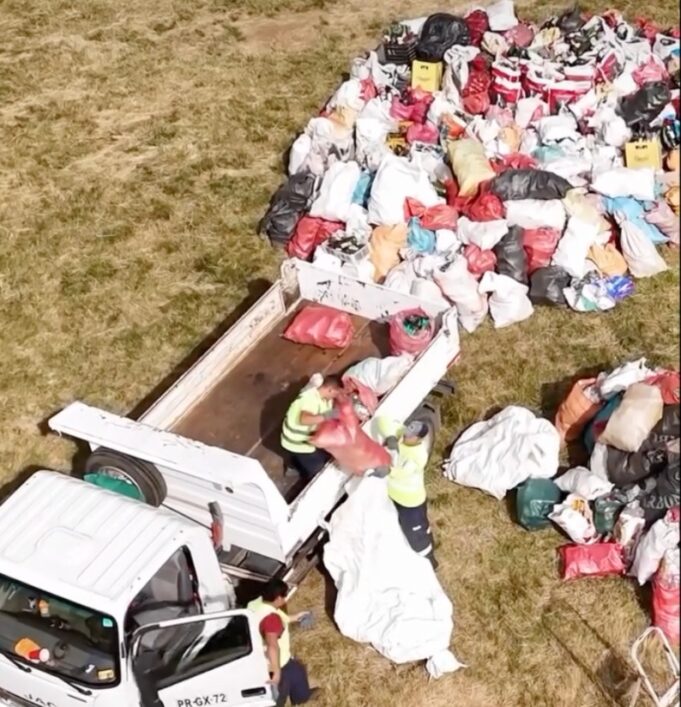 Vecinos de Rucatrato, en la comuna de Freire, realizaron exitoso operativo de recolección residuos reciclables