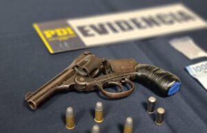 Detienen a sujeto con orden de aprehensión vigente por tenencia de armas prohibidas en Traiguén