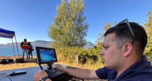 Municipalidad de Villarrica apoya con dron de televigilancia en la búsqueda de Victoria Palma
