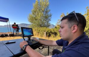 Municipalidad de Villarrica apoya con dron de televigilancia en la búsqueda de Victoria Palma