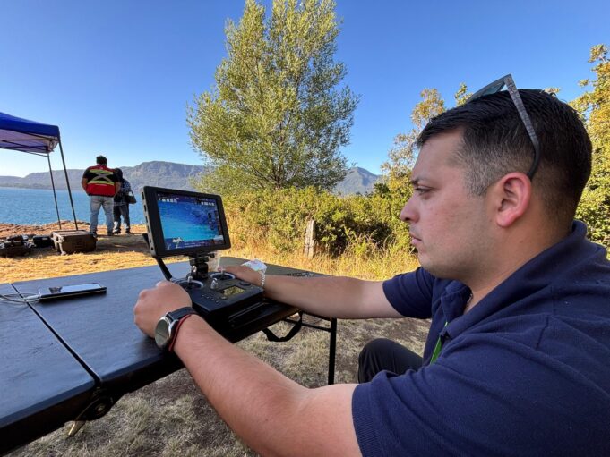Municipalidad de Villarrica apoya con dron de televigilancia en la búsqueda de Victoria Palma
