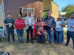 Inauguran 13 Viviendas para Familias del Sector Rural en Freire