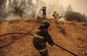 Bomberos denuncia ataque a disparos cuando combatían incendio forestal en Galvarino