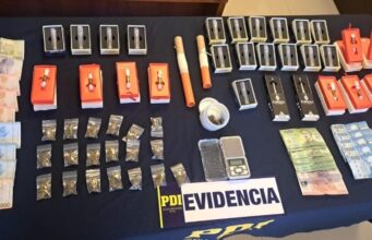 En Freire detienen a dos sujetos por microtráfico de drogas, e infracción a la ley de armas y explosivos