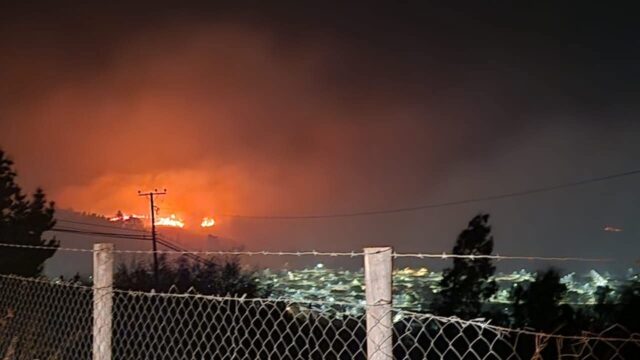 Traiguén en alerta roja por incendios forestales: suspenden clases y habilitan albergues