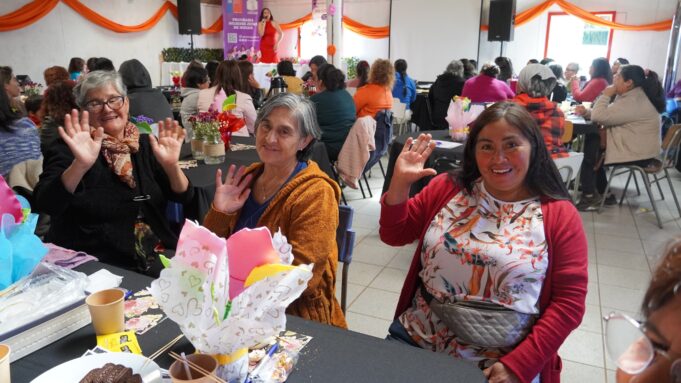Pitrufquén: Mujeres del sector cordillera conmemoraron el día de la mujer en su sede social