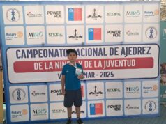 Alumno de 5° básico representó a Melipeuco en torneo nacional de ajedrez realizado en Viña del Mar