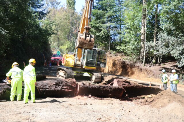 En Villarrica avanzan obras del proyecto conservación camino Cudico Pino – Huacho