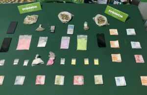Dos detenidos en Villarrica por tráfico de drogas: uno de ellos con antecedentes penales por el mismo delito