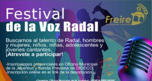 Radal se llenará de música con el gran festival de la voz este sábado 22 de marzo: inscripciones abiertas