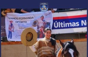 Fernanda Oporto Cid, talento joven de Pitrufquén, destaca a nivel nacional en Movimiento a la Rienda