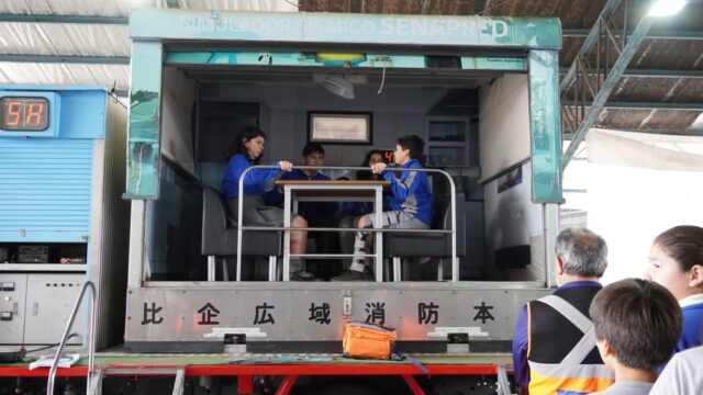 Estudiantes de Pitrufquén conocieron el movimiento telúrico de los terremotos más grandes que han afectado al país