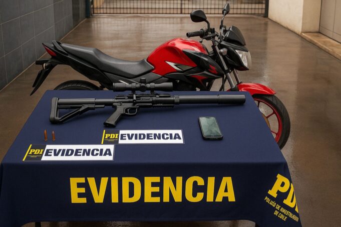 En Angol detienen a un sujeto por los delitos de robo de vehículo motorizado e infracción a la ley de armas
