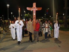 Unidad y fe marcaron el vía crucis organizado por la Diócesis de Villarrica