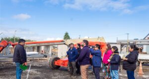 Teodoro Schmidt: obras del terminal de buses de Hualpín alcanza un 21% de avance en su ejecución