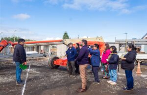 Teodoro Schmidt: obras del terminal de buses de Hualpín alcanza un 21% de avance en su ejecución