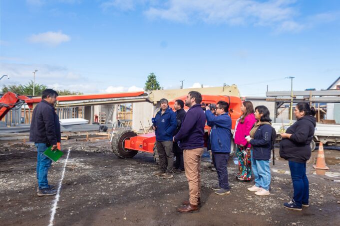 Teodoro Schmidt: obras del terminal de buses de Hualpín alcanza un 21% de avance en su ejecución
