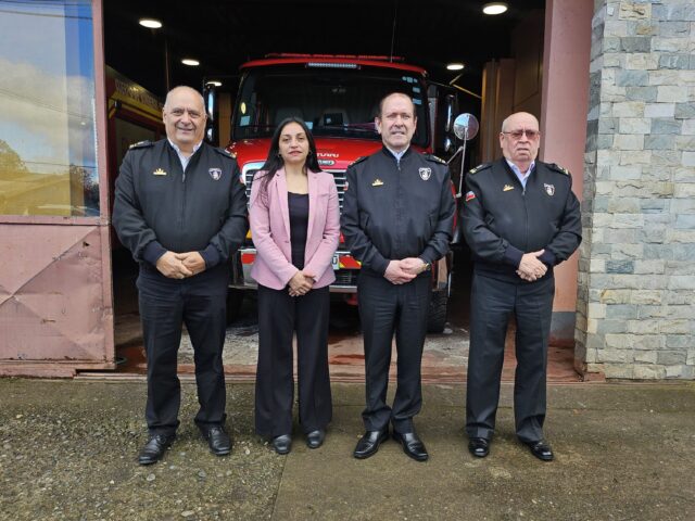 Bienes Nacionales de La Araucanía y Bomberos de Chile ratifican compromiso de trabajar en conjunto en busca de inmuebles y beneficios para el voluntariado