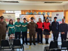 Carabineros de la 5ta. comisaría de Pitrufquén refuerzan charlas preventivas en establecimientos educacionales