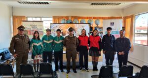 Carabineros de la 5ta. comisaría de Pitrufquén refuerzan charlas preventivas en establecimientos educacionales