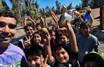 Día de la actividad física: estudiantes de la escuela Mune Bajo de Pitrufquén disfrutan de juegos, caminata y alimentación saludable