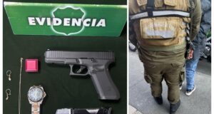 Carabineros detiene al “solitario”, delincuente ecuatoriano que asaltó comercio y joyerías en Temuco