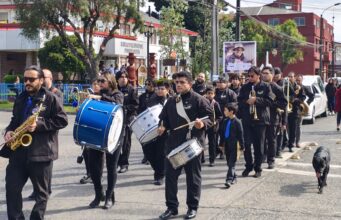 Con música y emoción, la comuna de Pitrufquén despide a Kevin Meza Pérez: el corazón del bombo que nunca dejará de sonar