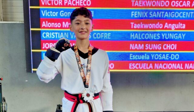 Joven taekwondista de Pitrufquén representará a Chile en el prestigioso Río Open G2 en Brasil