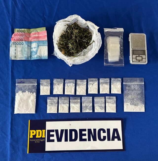Cae mujer que vendía droga en modalidad delivery en Villarrica: se incautó cocaína, marihuana y un auto avaluado en $12 millones